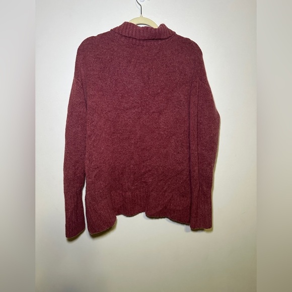 Cynthia Rowley Wool Blend Cowl Neck Sweater Size Medium - Picture 3 of 8